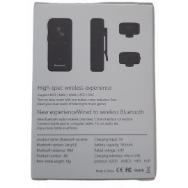 Адаптер Bluetooth аудио приемник Hi-Fi MicroSd X8 true stereo
