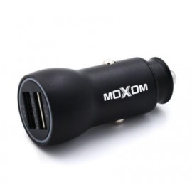 Зарядное автомобильное азу usb 2x Moxom MX-VC04 2.4A + micro черный