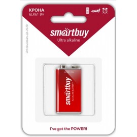 батарейка крона Smartbuy Ultra Alcaline 6LR61