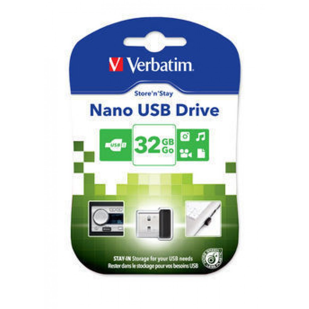 Флешка USB 32Gb Verbatim Stor'n''stay Nano