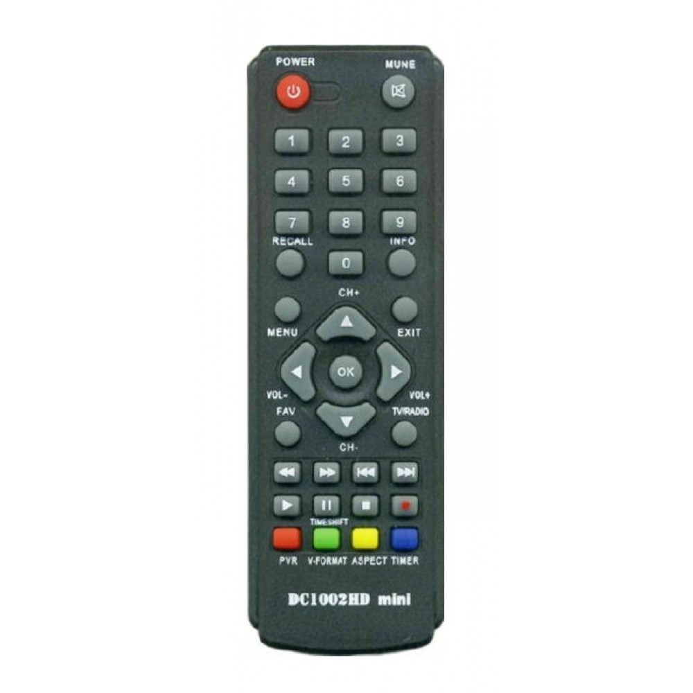 Пульт универсал для T2 тюнеров Lumax DC1002HD mini