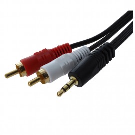Кабель Aux 3.5 штекер - 2RCA 3m Alencom 62-018