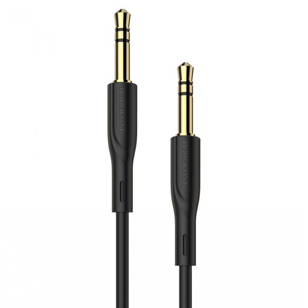 Кабель Aux 3.5-3.5 Borofone BL1 черн 1m