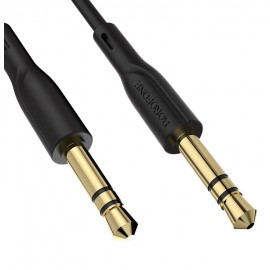 Кабель Aux 3.5-3.5 Borofone BL1 черн 1m