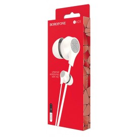 Наушники вакуумные с микрофоном Borofone Bm28 бел