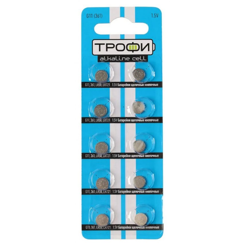 батарейка AG11 G11 361 Трофи