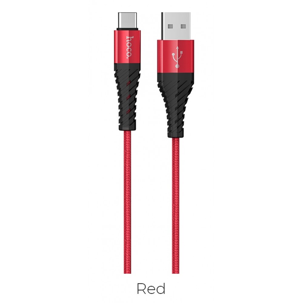 Кабель USB Type-C Hoco X38 красный