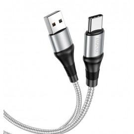 Кабель USB Type-C Hoco X50 серый