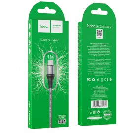 Кабель USB Type-C Hoco X50 серый