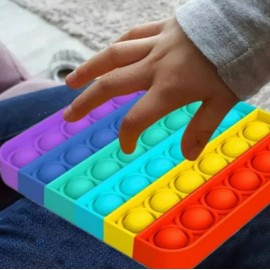 Антистресс пупырка Pop-It Квадрат RGB