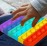 Антистресс пупырка Pop-It Квадрат RGB