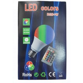 Лампа 10W RGB+W с пультом E27