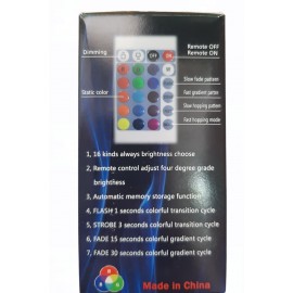 Лампа 10W RGB+W с пультом E27