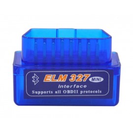 Авто диагностический адаптер автосканер Bluetooth ELM327 mini v1.5 чип Pic18f25k80 2 платы синий
