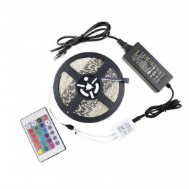 Лента Aurora-X Smart LED 5050 RGB 5m пульт, БП, bluetooth