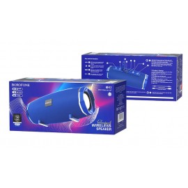 Колонка Bluetooth MP3 FM Borofone BR3 синий