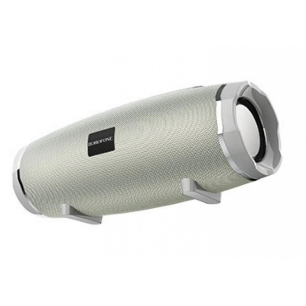 Колонка Bluetooth MP3 FM Borofone BR3 серый