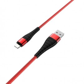 кабель для Apple Lightning USB Borofone BX32 1m 5A красн
