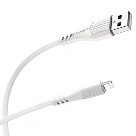кабель для Apple Lightning USB Borofone BX37 1m белый