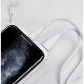 кабель для Apple Lightning USB Borofone BX37 1m белый