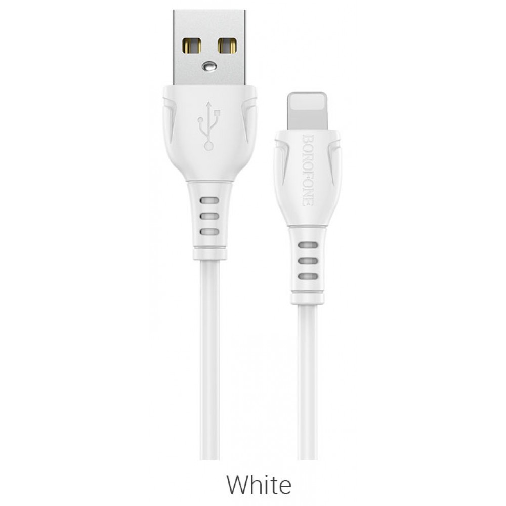 кабель для Apple Lightning USB Borofone BX51 1m белый