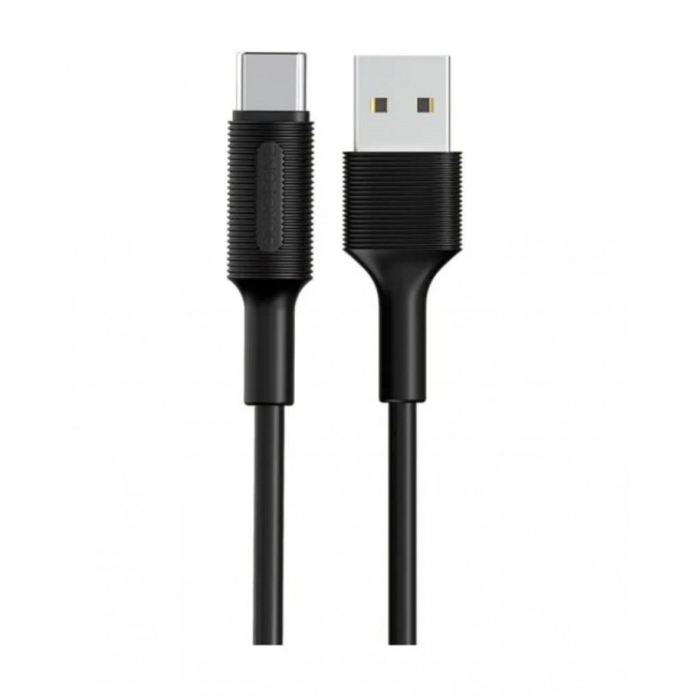 Кабель USB Type-C Borofone BX1 3A 1m черный