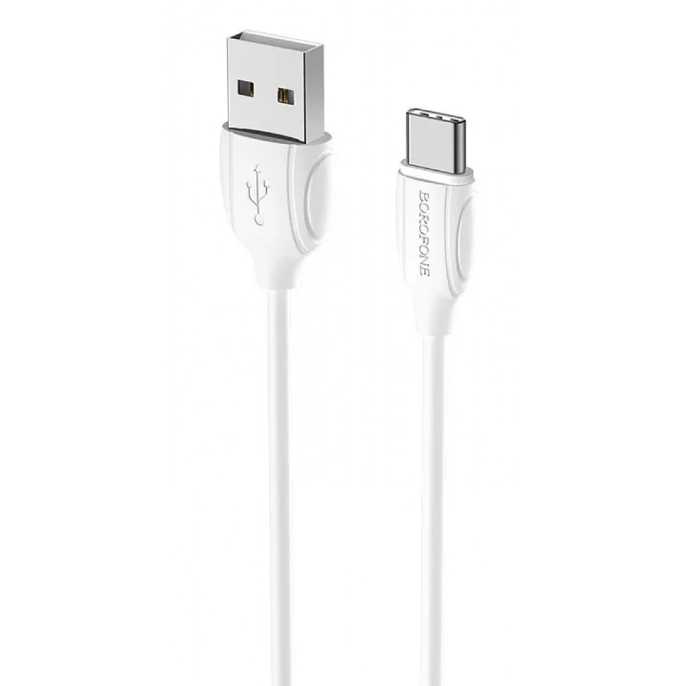 Кабель USB Type-C Borofone BX19 3A 1m белый
