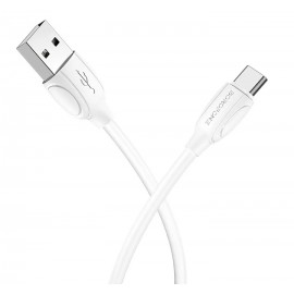 Кабель USB Type-C Borofone BX19 3A 1m белый