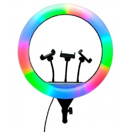 Селфи лампа кольцевая CXB-RGB 460 / YD460-C, без штатива