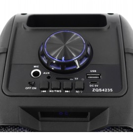 Колонка Bluetooth MP3 FM караоке с микрофоном ZQS4235