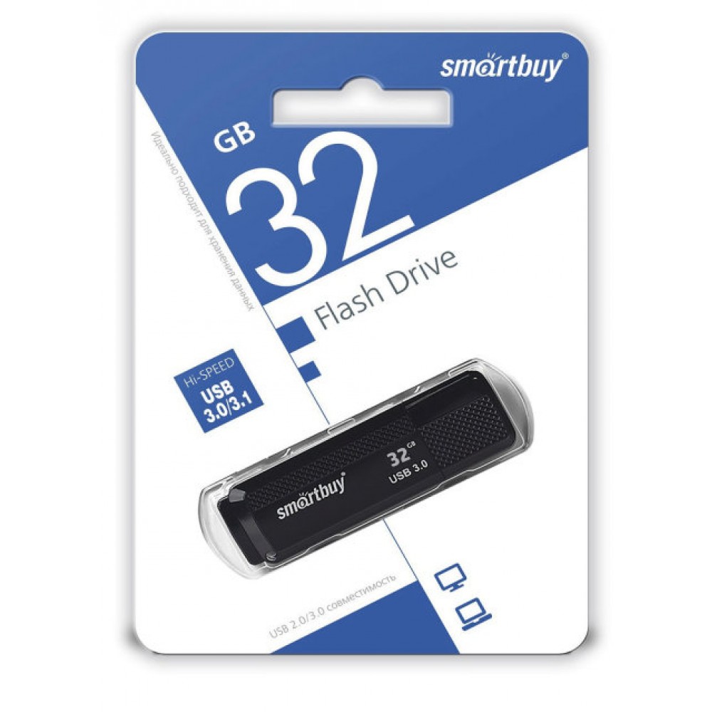 Флешка USB 3.0 32Gb SmartBuy Dock черн