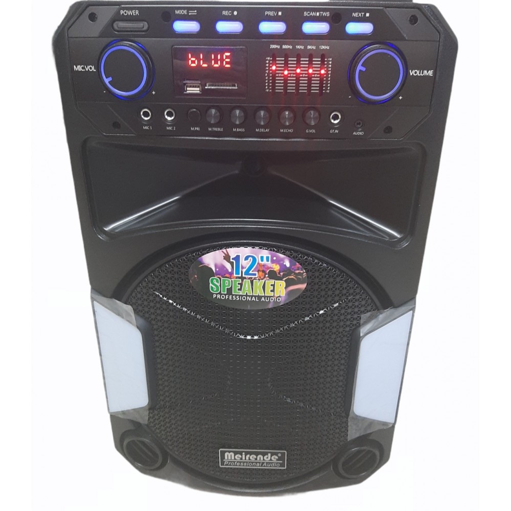 Колонка Bluetooth MP3 караоке 2 микрофона MR-107