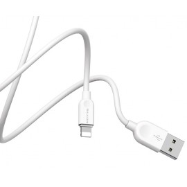 кабель для Apple Lightning USB Borofone BX14 3m бел