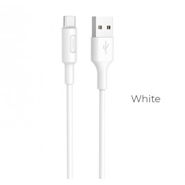 Кабель USB Type-C Hoco X25 белый