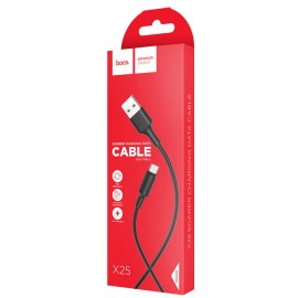 Кабель USB Type-C Hoco X25 черный