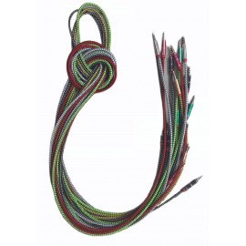Кабель Aux 3.5-3.5 4pin ткань 1.5m