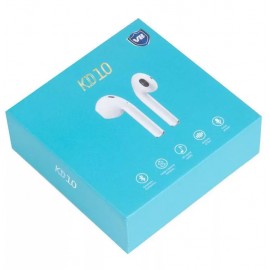 Наушники Bluetooth вкладыши KD10 TWS белые