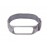 Ремешок металл для фитнес браслета Miband 3 / 4, серебр