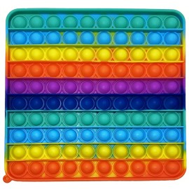 Антистресс пупырка Pop-It Квадрат RGB 10x10 19cm