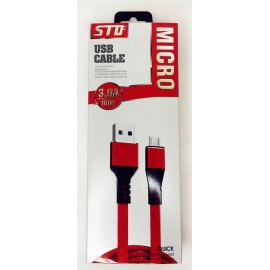 Кабель Micro USB STD CY132 1m красн