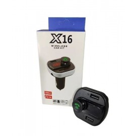 FM модулятор Bluetooth X16 черн