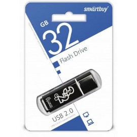 Флешка USB 3.0 32Gb SmartBuy Glossy черная