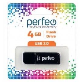 Флешка USB 4Gb Perfeo C10 черная