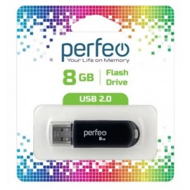 Флешка USB 8Gb Perfeo C03 черная
