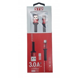 Кабель Micro USB STD CY132 1m красный
