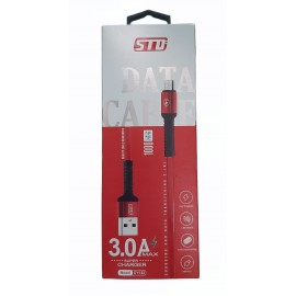 Кабель Micro USB STD CY132 1m красный