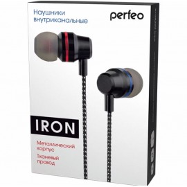 Наушники вакуумные Perfeo Iron PF_C3198