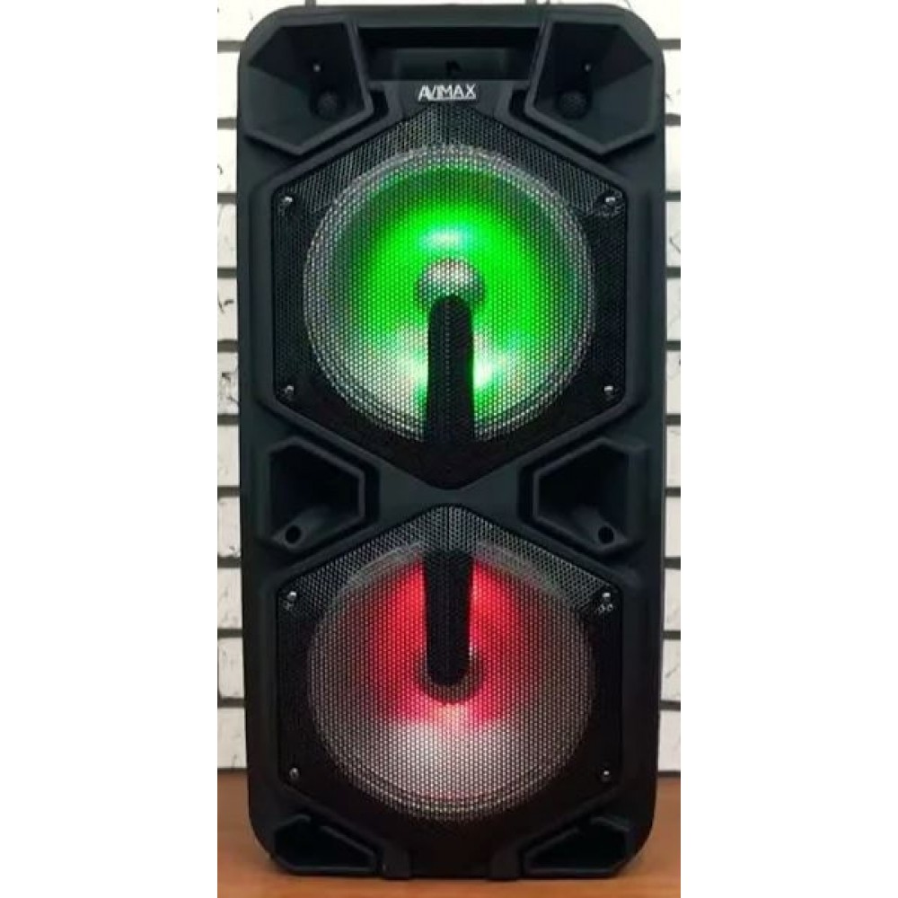 Колонка Bluetooth MP3 FM караоке Avimax LT-2011BT с беспров микроф