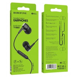 Наушники вакуумные с микрофоном Borofone Bm51