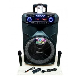 Колонка Bluetooth MP3 караоке 2 микрофона MR-108